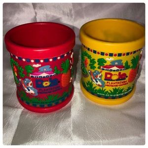 Lot of 2 Dole Plantation Hawaii rare cups
